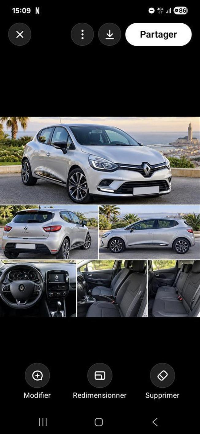 Renault Clio Diesel Automatique 2019 à Casablanca
