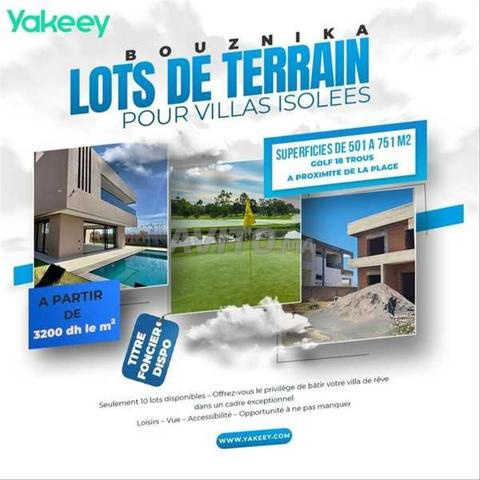 127600-Vente Terrain à Bouznika Bouznika Bay de 75