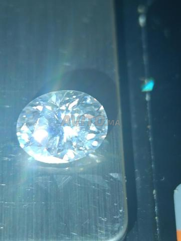 diamant moissanite ovale 3 carats - 2