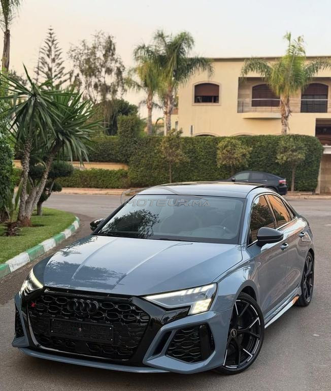 Audi RS3 sedan 2022 suivi Audi à Marrakech