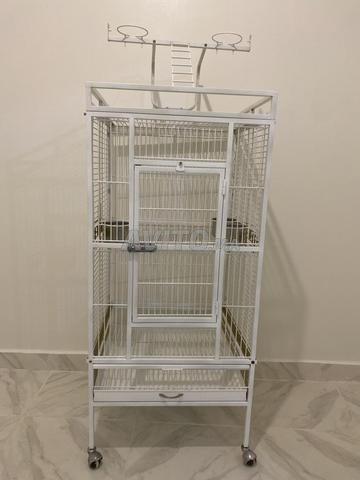 Cage professionnelle pour les perroquets, au design moderne et robuste, - 2