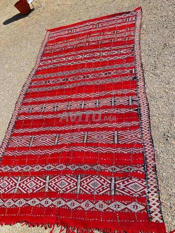 Tapis Berbère Rouge Fait Main - Zarbia Amazighia - 2