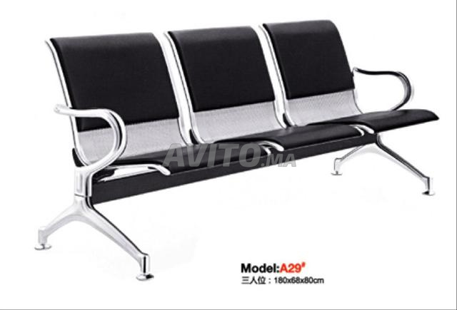 Chaises d'attente luxueuses et confortables - 2, 3, 4 places S - 2
