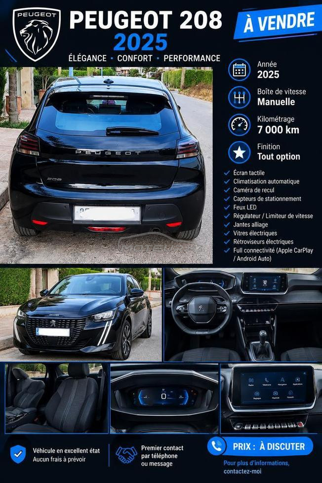 peugeot 208 à vendre