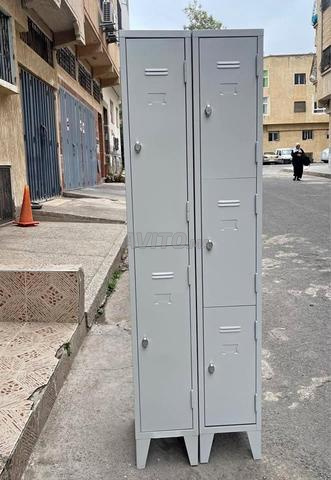 خزانة ملابس\vestiaire 2 portes métallique\armoire - 2