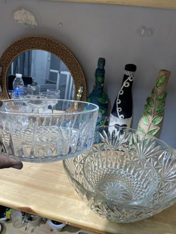 Saladier en verre de trois pièces - 2