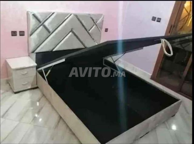 أسرة 140 سم مع صندوق تخزين