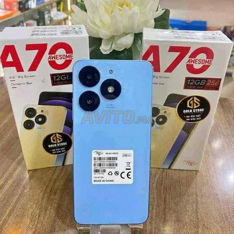 آيتل A70 256GB – 12GB رام – بحالة جيدة