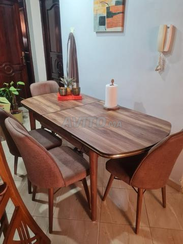 Table à manger moderne et extensible (Rallonge) - 2
