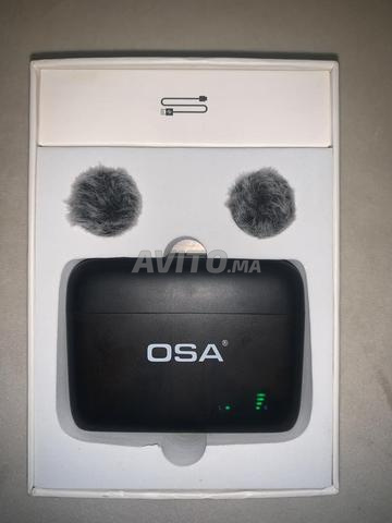 2 ميكروفون لاسلكي OSA K6 للفلوقات والمقابلات... - 2