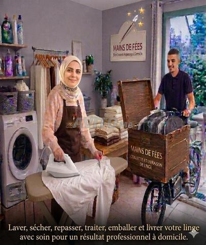 ✨ MAINS DE FÉES — Lavage & Repassage à domicile
