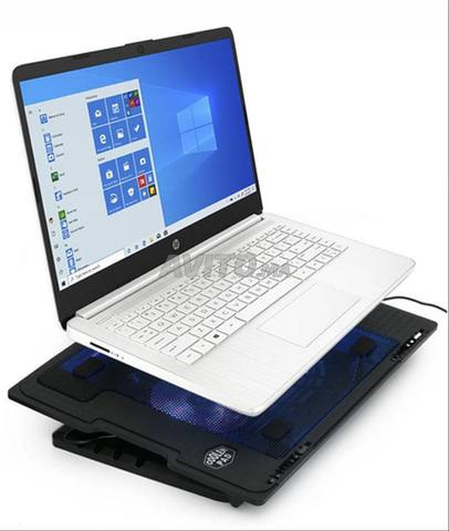 حامل تبريد كمبيوتر محمول LED أزرق - 2