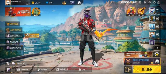 COMPTES FREE FIRE NIVEAU 72 🎮 - 2