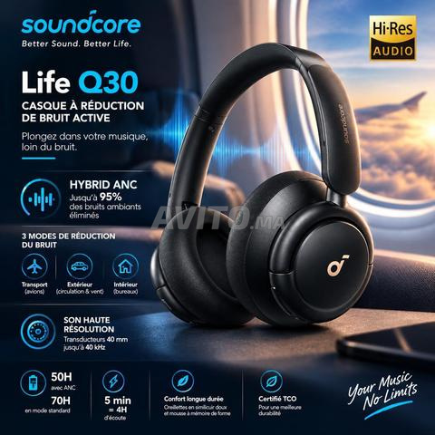 CASQUE ANKER SOUNDCORE Q30 HYBRIDE ANC ORIGINAL - 2