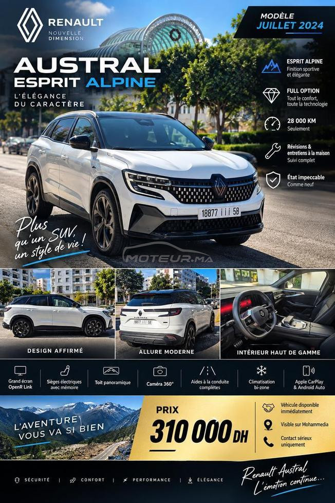 Renault Austral full hybride esprit alpine 