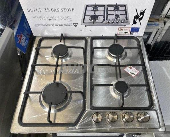 Plaque de cuisson à gaz, 4 feux, 60 cm - 2