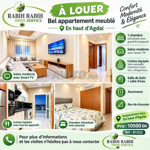 Appartement meublé à louer à Rabat - 2