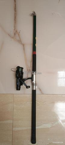 Canne à pêche télescopique carbone 3 mètres Moulinex caperlan