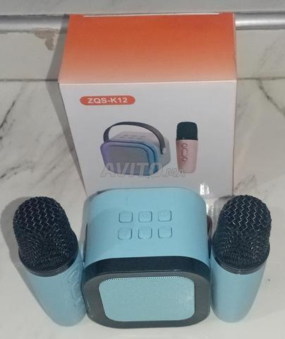 Petit baffle Bluetooth et 2 microphones Bluetooth - 2