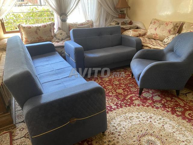 مجموعة أرائك من القماش