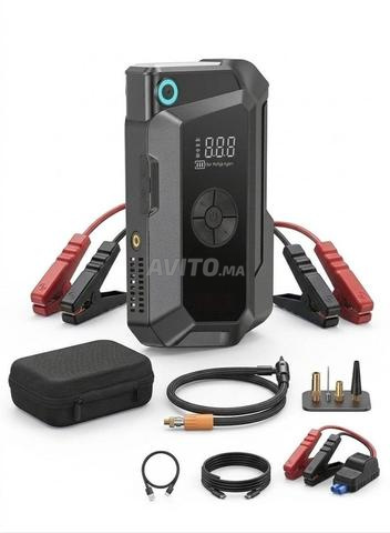 Démarreur de voiture 12V Gonfleur, Booster 2000A - 2