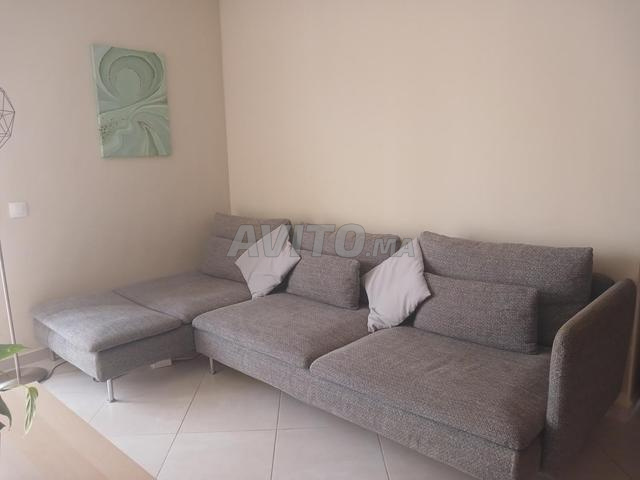Canapé Ikea gris lavable en machine