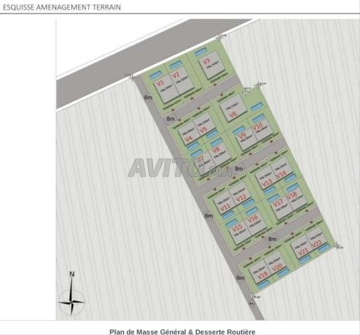 Terrain 1 hectare pour projet de 20 villas min - 2