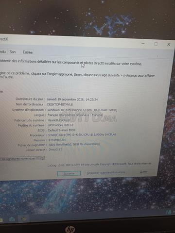 PC portable HP i3 4ème génération double carte graphique 256 SSD - 2