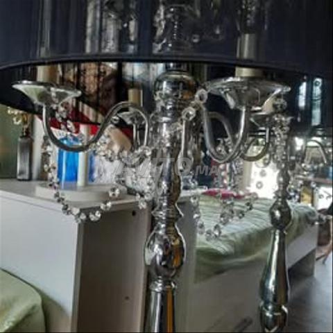 GRAND LAMPADAIRE Baroque avec Cristal - 8 Ampoules - 2