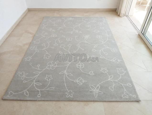 Tapis Moderne Gris - 200 x 140 cm - Temara - 2
