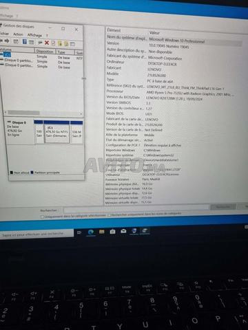 Lenovo Thinkpad L16G1 Ryzen 5pro 7535U 16Go 512SSD - 2