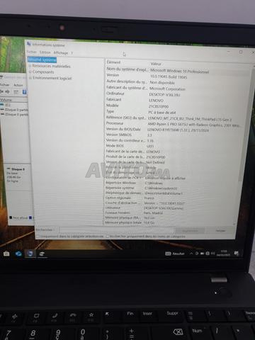 Lenovo Thinkpad L15 Gen 3 Ryzen 5 Pro 5675U 16Go 256SSD - 2