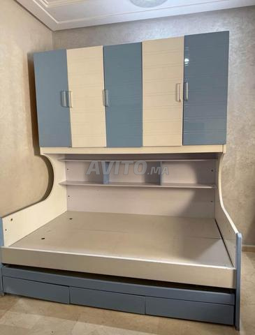 lit avec armoire 🛌 - 2