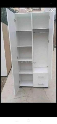 Armoire à vêtements 2 portes, livraison gratuite à domicile - 2