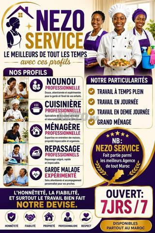 ménage nounou cuisine repassage - 2