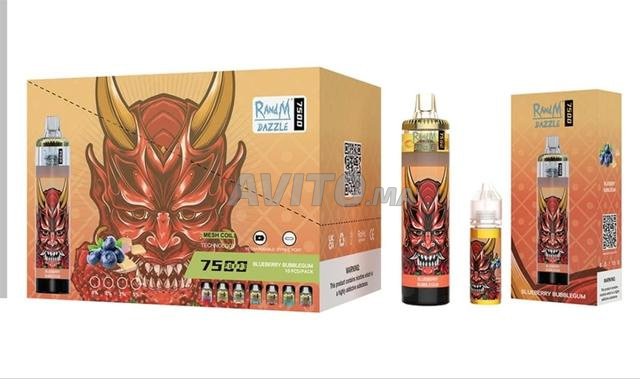 فيب Randm DAZZLE 7500 للاستخدام مرة واحدة - 2