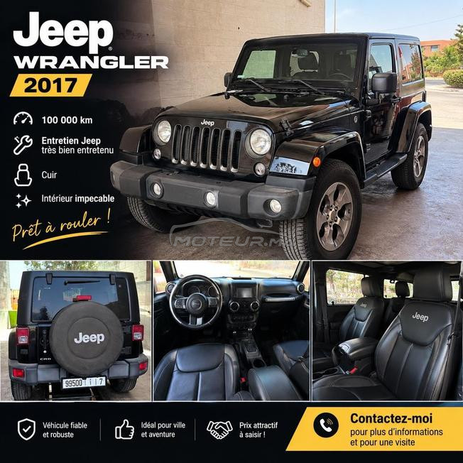 Jeep Wrangler Diesel Automatique 2017 à Marrakech
