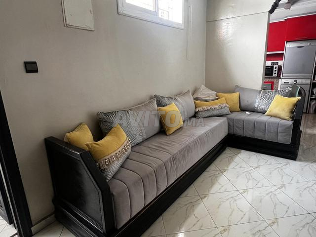 Salon marocain moderne en L très bon état - 2