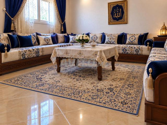 Appartement lumineux RDC à Oulad Tayeb