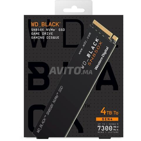 ⚡ SSD WD Black SN850X 4 To PCIe 4.0 NVMe