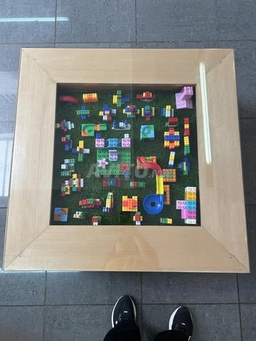 Table basse en bois décoration LEGO - 2
