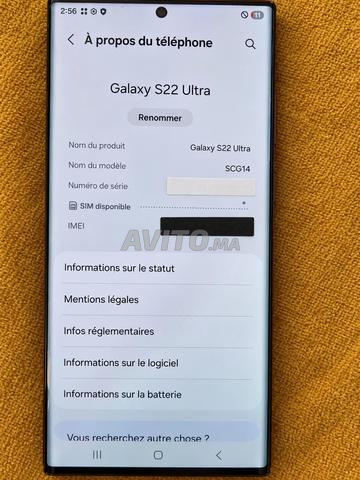 Samsung Galaxy S22 Ultra 256Go 12Go RAM S Pen