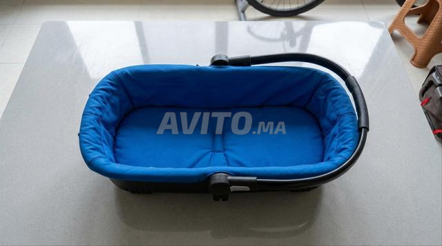 Lit Couffin Portable Ergonomique Bébé Bleu avec Anse de Transport... - 2
