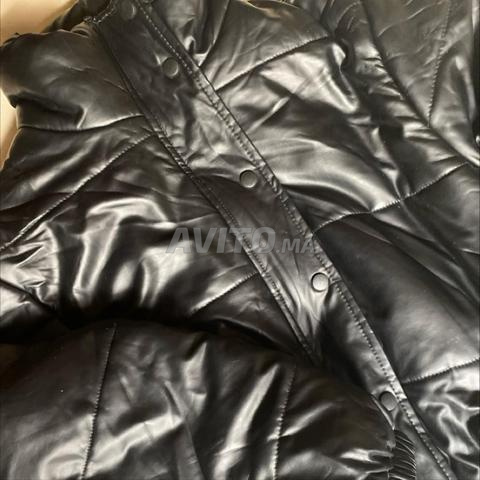 Veste cuir noir femme M Fes - 2