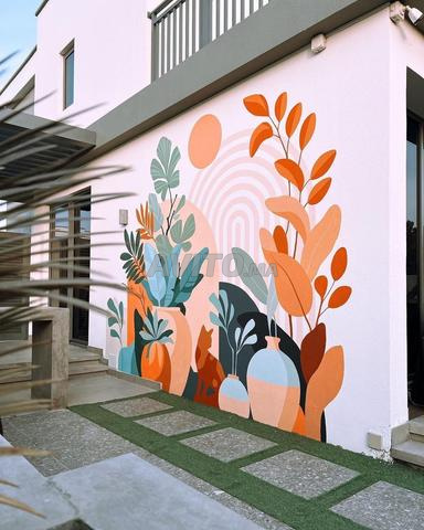 Dessin mural pour une bonne décoration - 2