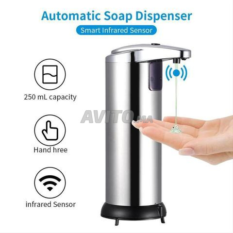 Distributeur de savon automatique au design moderne et pratique. - 2