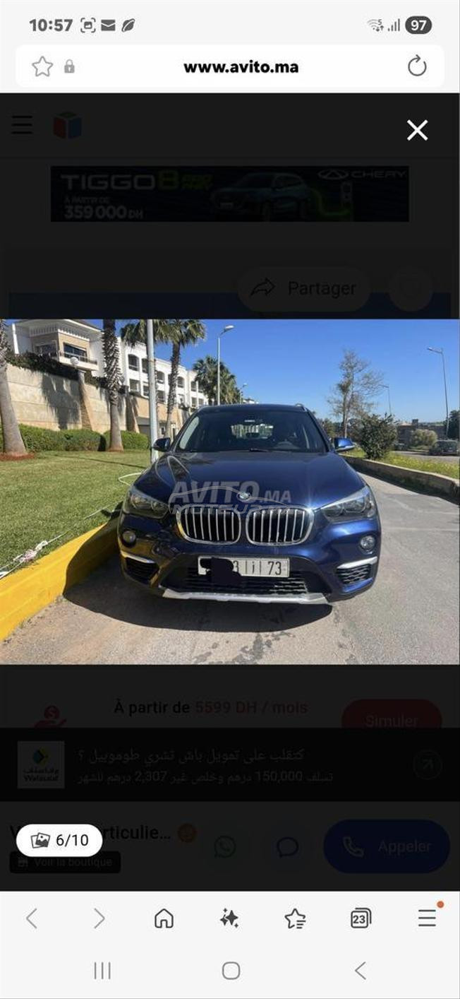 BMW X1 Diesel Automatique 2019 à Casablanca