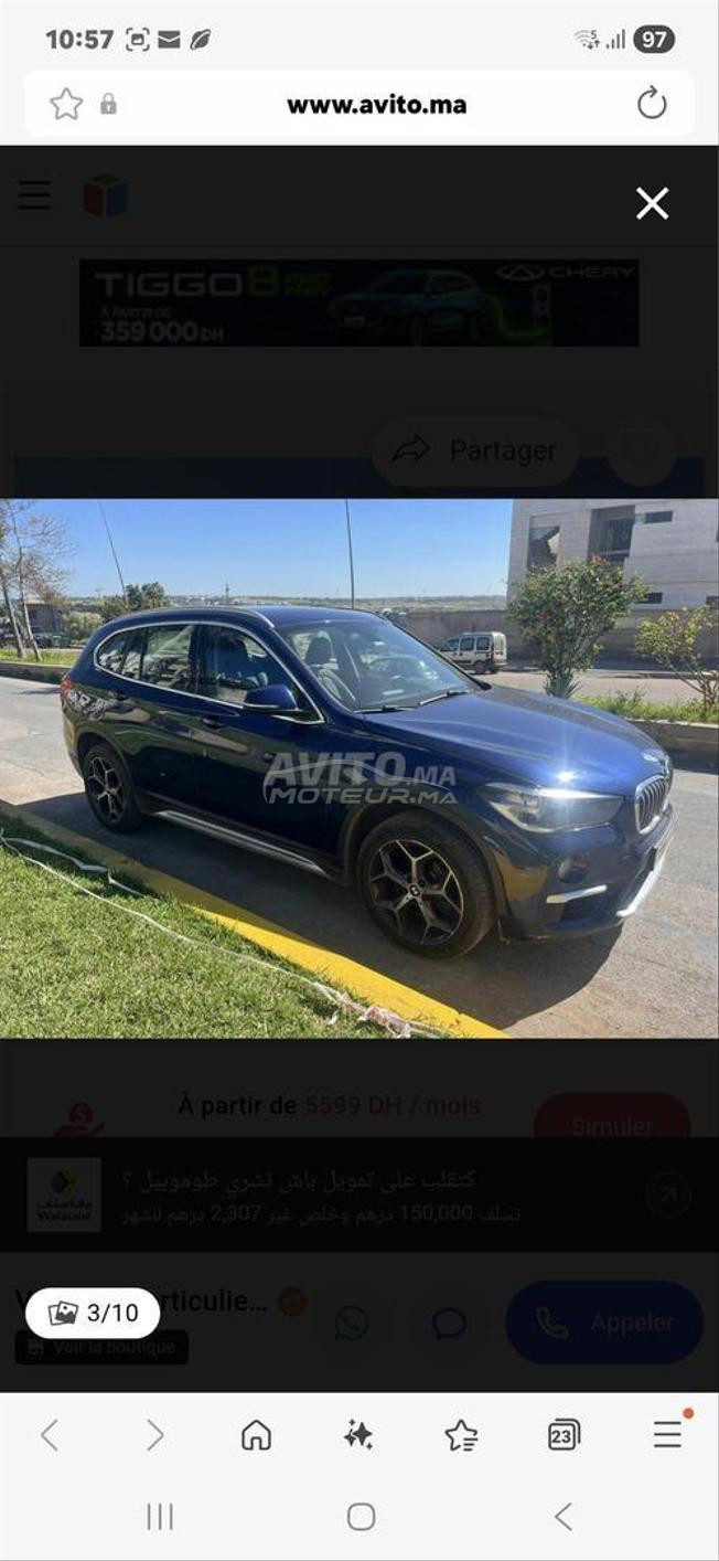 BMW X1 Diesel Automatique 2019 à Casablanca