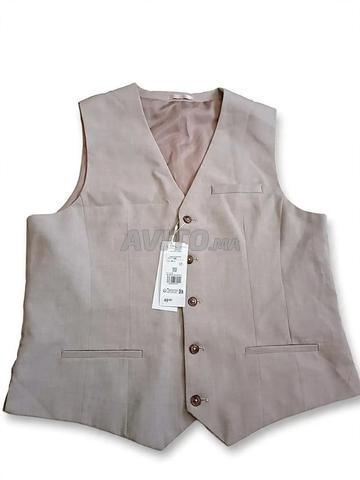 Gilet homme beige - Modèle classique - 2