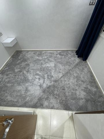Tapis shaggy gris très doux